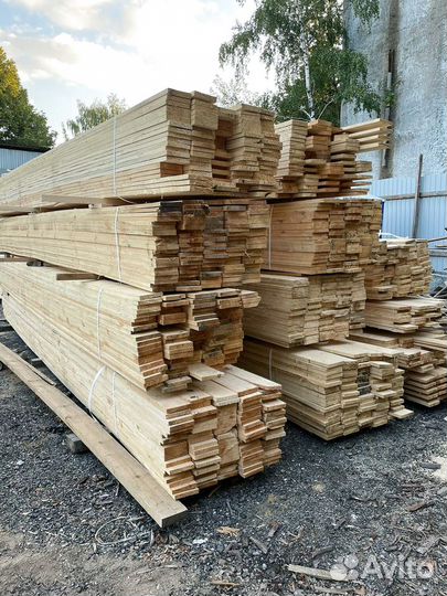 Доска обрезная 50х150х6000мм
