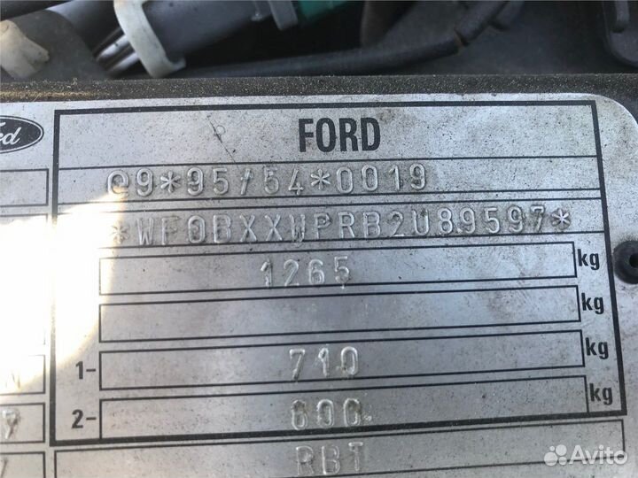 Разбор на запчасти Ford Ka 1996-2008