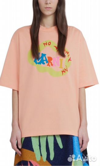 Фуиболка marni no vacancy inn - m