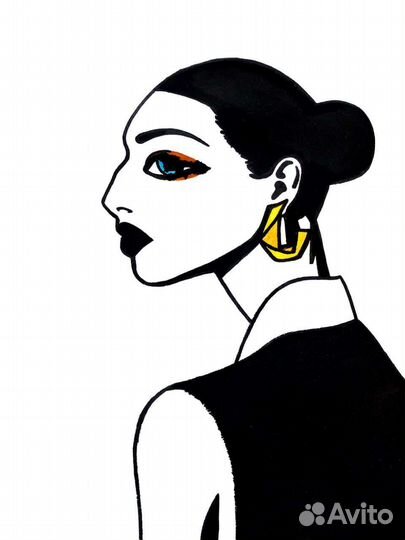 Стильный портрет по фото