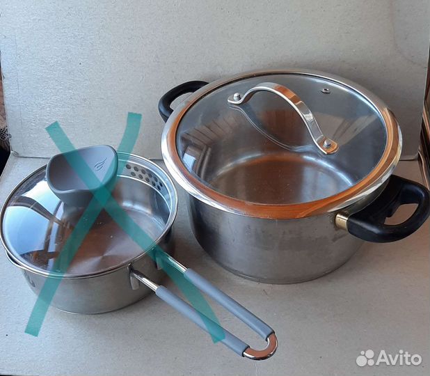 Посуда СССР: кастрюли, сковорода и пр
