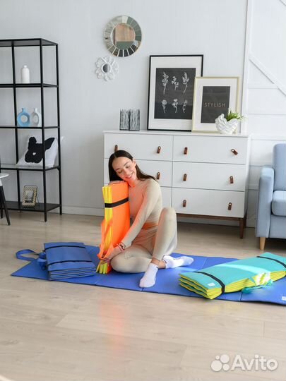 Спортивный коврик складной лесной