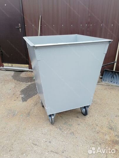 Мусорный контейнер из металла 0,75 м3 Арт ж10897