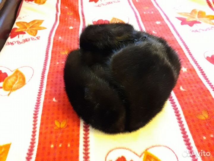 Шапка ушанка норковая 57рр