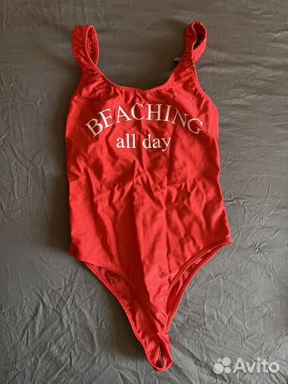 Боди красное женское bershka