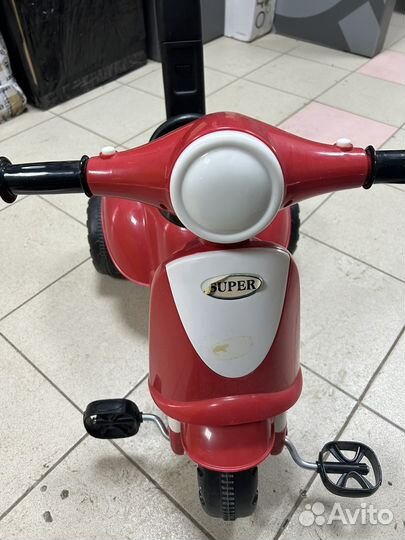 Велосипед с ручкой