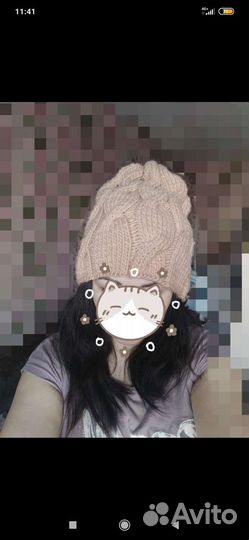 Шапка женская вязанная