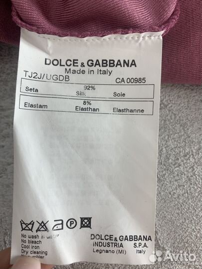 Блузка топ с брошью Dolce Gabbana оригинал