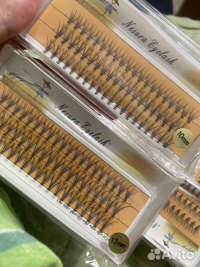 Ресницы пучки 10д разные размеры