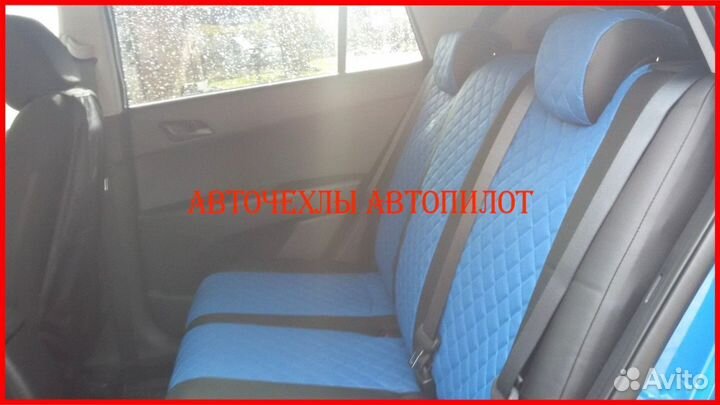 Чехлы Автопилот Hyundai Creta 1 из экокожи Ромб