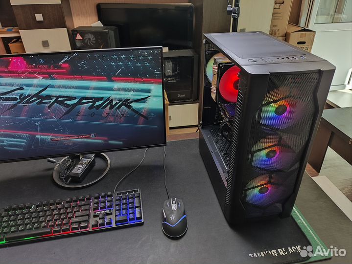 Игровой комп Ryzen 5 5600G+ RTX2060 Super 8Gb+ 2x8
