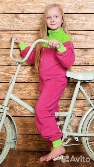 Флисовый комбинезон