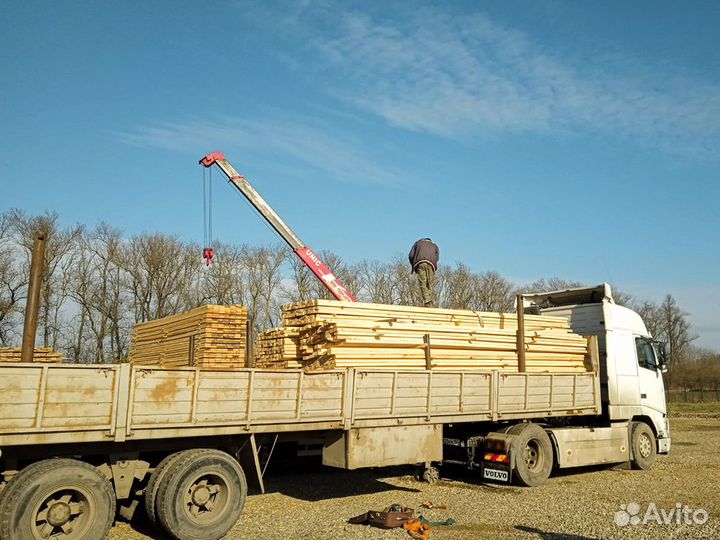 Доска обрезная, сорт 1, т/у