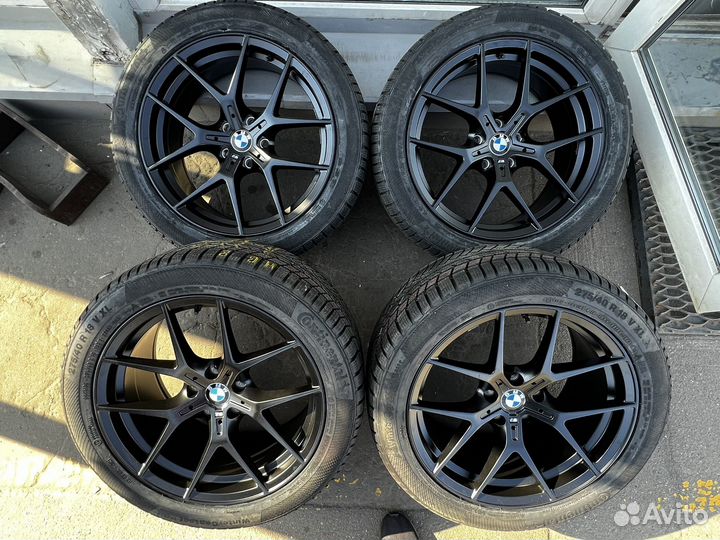 Колеса зимние для g30 бмв диски шины датчики