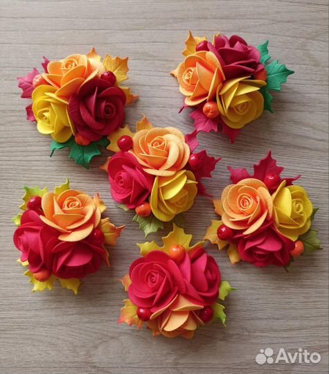 Осенние резинки для волос