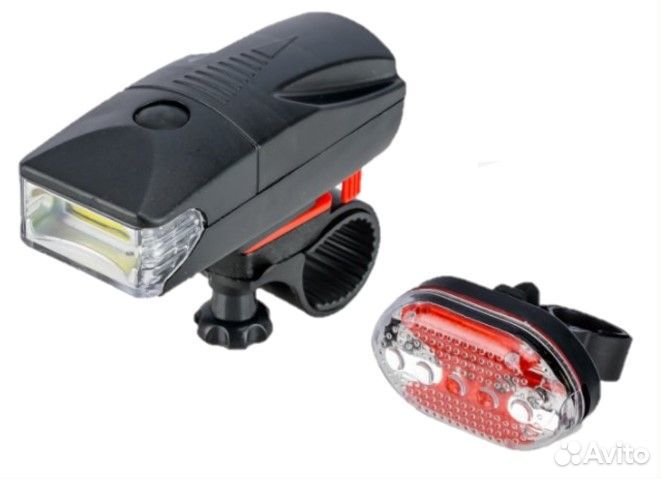 Комплект фонарей велосипеда 5401 фара передняя с