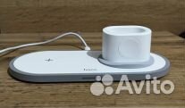 Беспроводная зарядка hoco 3 в 1