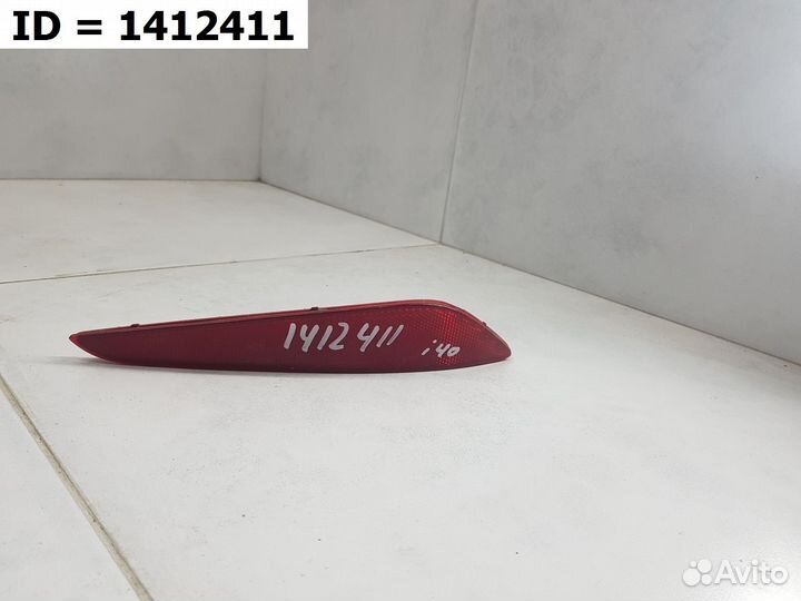 Светоотражатель катафот заднего бампера правый Hyu