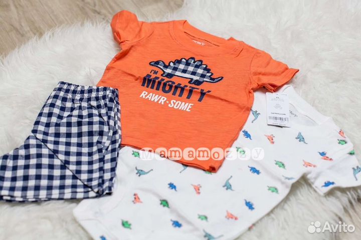 Новый летний костюм Carters 9m, 12m