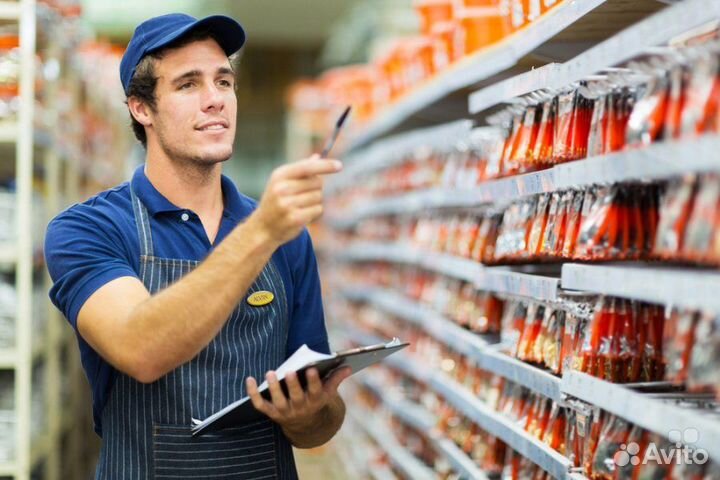 Грузчик на выкладку товара в магазин