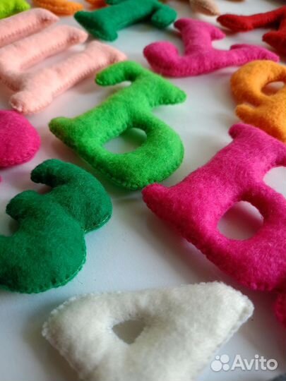 Алфавит из фетра