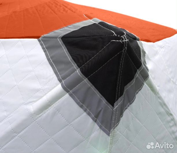 Палатка зимняя утеплённая куб