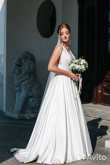 Свадебное платье, размер 42-44