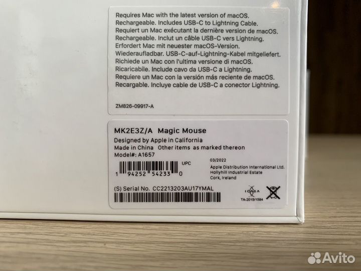 Новая мышь Apple Magic Mouse 2