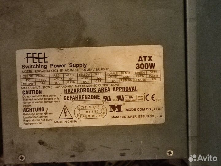 Блоки питания 200Вт,250Вт,300Вт,350Вт опт