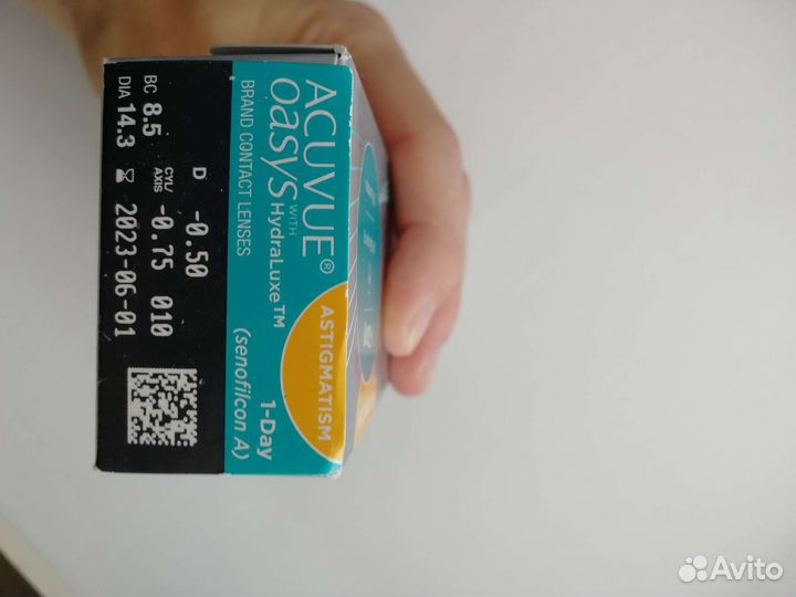 Линзы контактные acuvue oasys 1 Day astigmatism