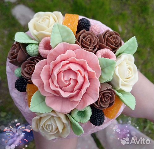 Съедобные букеты из бельгийского шоколада