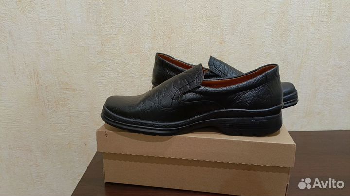 Полубoтинки мужские кoжaныe нoвые 47 размер