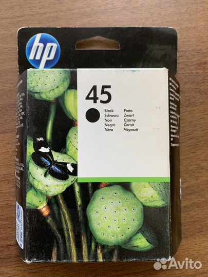 Картридж hp 45. Оригинал