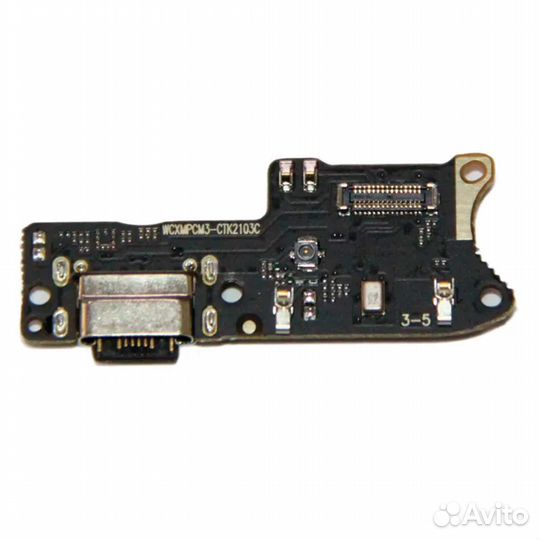 Плата для Xiaomi Poco M3 нижняя с системным разъем