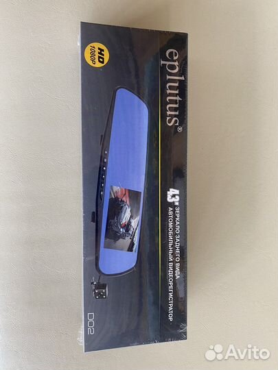 Зеркало регистратор с камерой заднего вида Eplutus