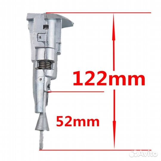 Личинка замка двери водителя Volkswagen VW Touareg