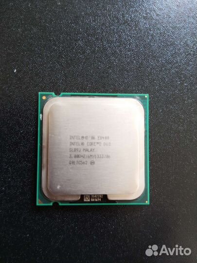 Процессор intel core 2 duo e8400