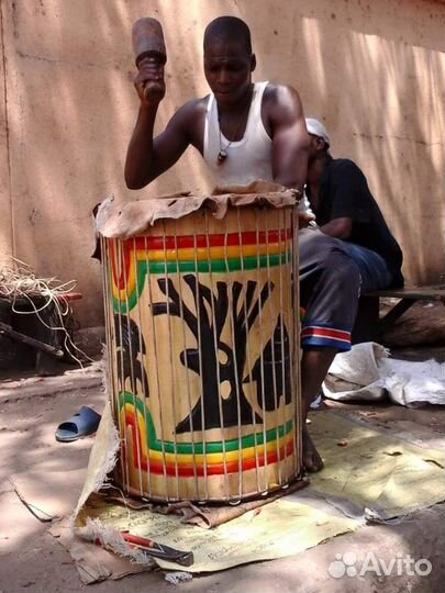 Кожа африканской козы, мембрана на джембе и бубен