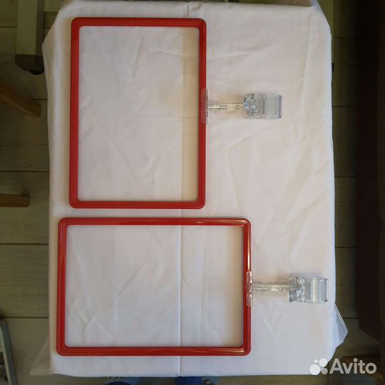 Рамка пластиковая А4 с держателем