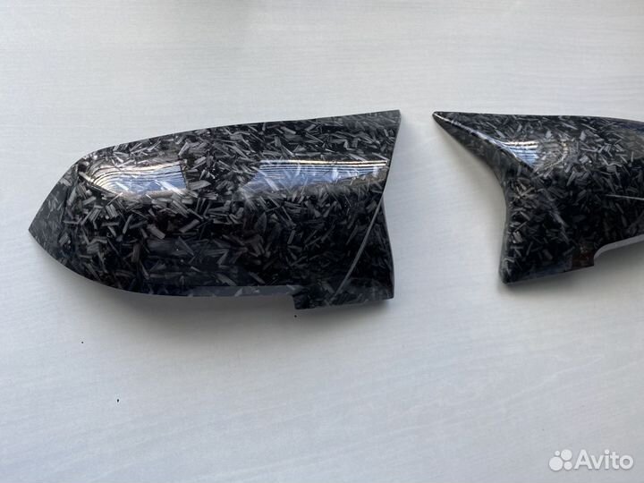 BMW F30 F20 Кованый карбон. Накладки зеркал