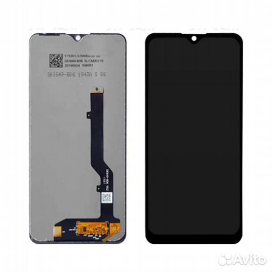 Дисплей ZTE Blade V2020+тачскрин чёрный