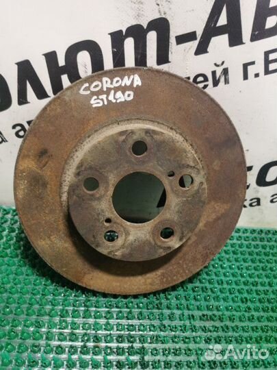 Диск тормозной передний Toyota Corona ST190 3SFE