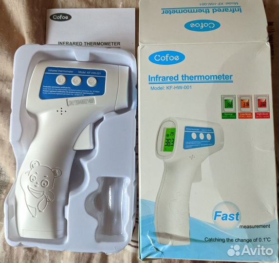Термометр инфракрасный фирмы Cofoe. Новый