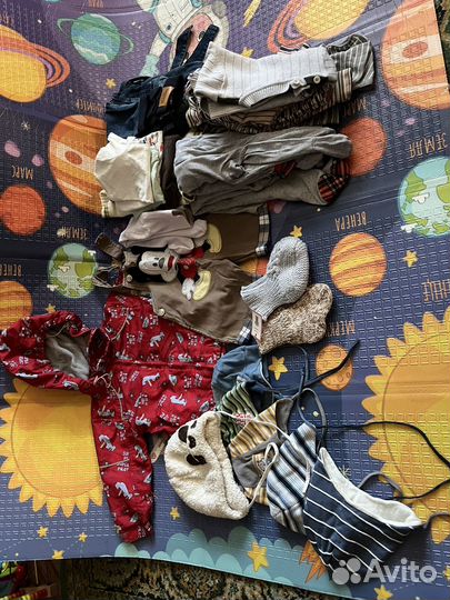 Детские вещи пакетом на мальчика 80 86