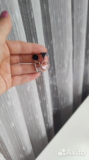 Серьги бижутерия
