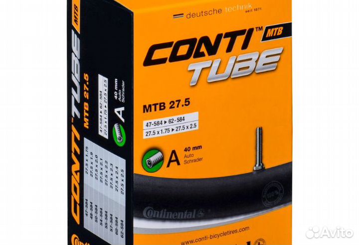 Камера Continental contitube MTB 27.5