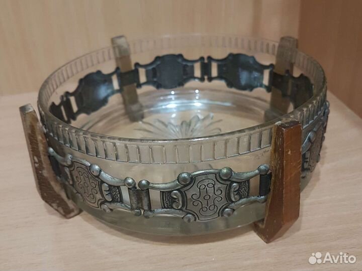 Конфетница мельхиор СССР