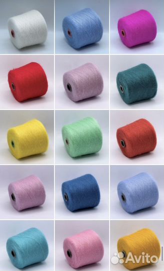 Паутинка из мохера на шелке