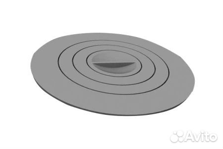 Плита круглая чугунная 
