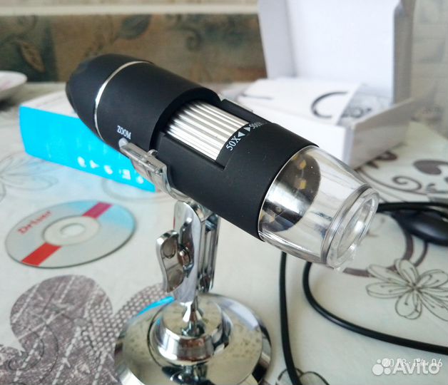 Цифровой микроскоп USB 50-1000x